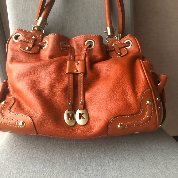 Michael Kors Women's Tan Leather Bag - Picture 6 of 11